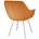 Стул DikLine 252 М поворотный, B17 TERRACOTTA, ножки белые 