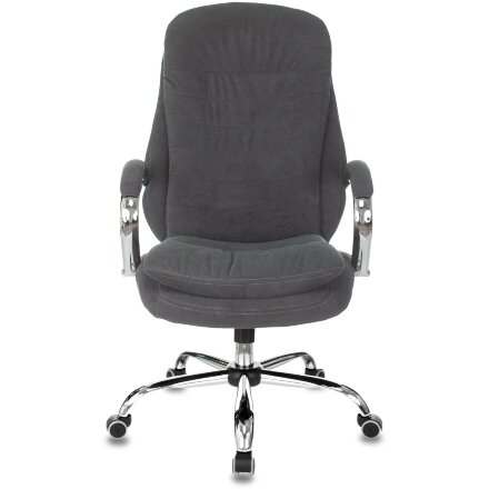 Кресло компьютерное Бюрократ для руководителя Бюрократ T-9950SL Fabric серый Alfa 44 крестовина металл хром мягкая обивка из 