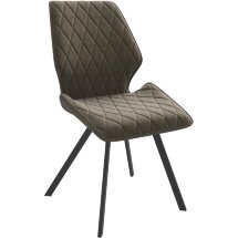 Стул DikLine 243PRO поворотный B5 LATTE, ножки черные