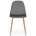 Обеденная группа Дилай 80 white / dark gray 