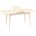 Стол обеденный Stool Group Берлин раскладной 120-160*80 кремовый матовый 