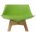 Пластиковый стул Bonuss green 