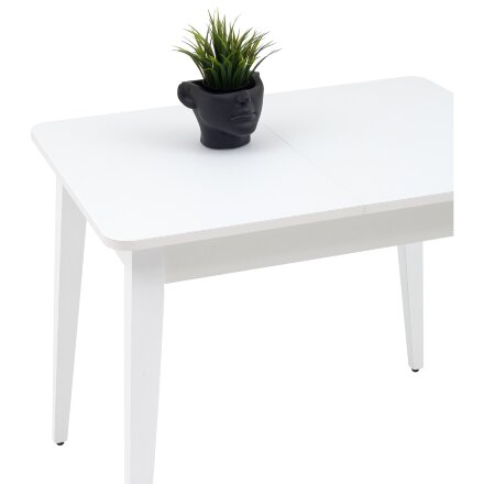 Стол обеденный Stool Group Сидней раскладной 90-120*70 белый матовый 