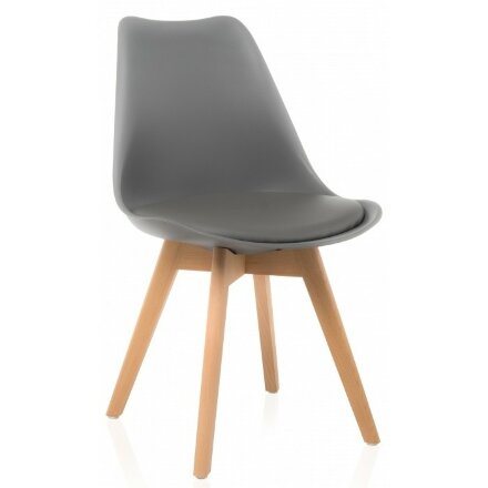 Пластиковый стул Bonuss dark gray 