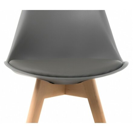 Пластиковый стул Bonuss dark gray 