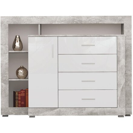 Комод Mирандa atelier / белый глянец 