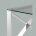 Журнальный стол Stool Group 120*60 КРОСС серебро каркас нержавеющая сталь столешница закаленное стекло 