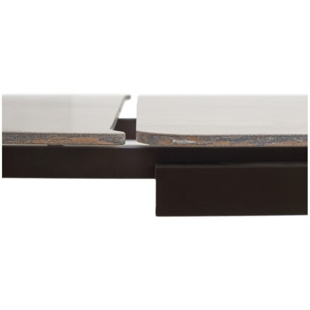 Стол EDER 160 GLOSS AMBER JADE SOLID CERAMIC / Орех, ®DISAUR 