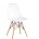 Стул Eames Style DSW белый (разборный каркас) 