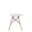 Стул Eames Style DSW белый (разборный каркас) 