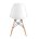 Стул Eames Style DSW белый (разборный каркас) 
