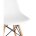 Стул Eames Style DSW белый (разборный каркас) 