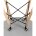 Стул Eames Style DSW белый (разборный каркас) 