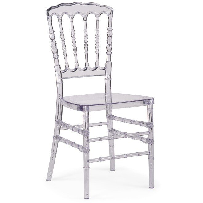 Пластиковый стул Chiavari 1 clear white Пластиковый стул Chiavari 1 clear white
