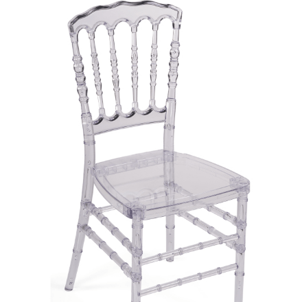 Пластиковый стул Chiavari 1 clear white 