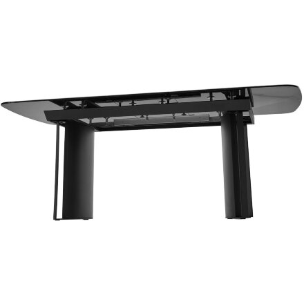 Стол RASMUS 160 TL-45 Белый мрамор, испанская керамика / черный каркас, ®DISAUR 