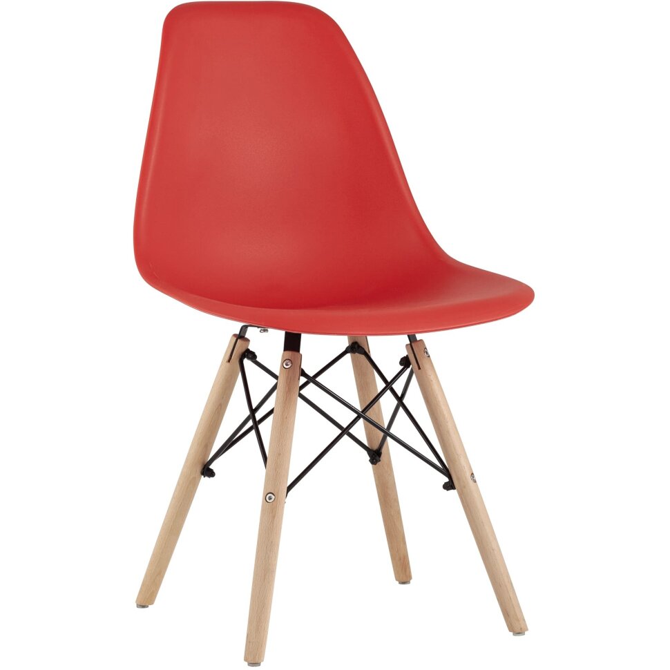 Стул Eames Style DSW красный (разборный каркас) Стул Eames Style DSW красный (разборный каркас)