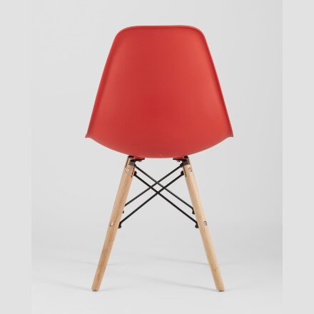 Стул Eames Style DSW красный (разборный каркас) 