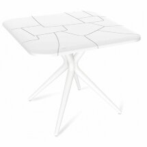 Пластиковый стол SHT-TU30/TT30 83/83 белый / белый