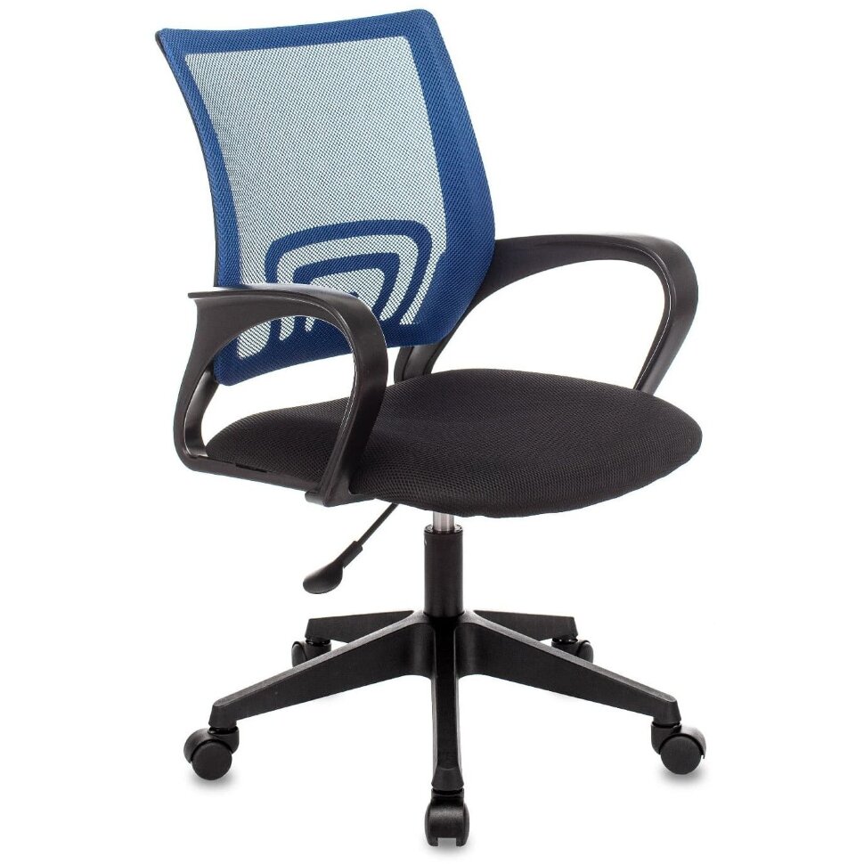 Кресло офисное TopChairs ST-Basic сетка/ткань синий Кресло офисное TopChairs ST-Basic сетка/ткань синий