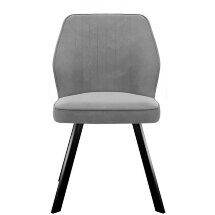Стул DikLine 232 поворотный B22 GREY, ножки черные