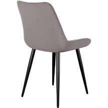 Стул DikLine 226 поворотный B5 LATTE, ножки черные