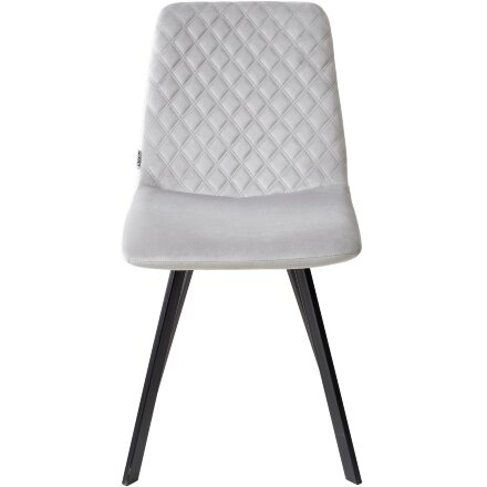 Стул DAIQUIRI BLUVEL-03 LIGHT GREY, велюр М-City 
