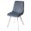 Стул DAIQUIRI BLUVEL-06 BLUE / белый каркас, велюр М-City 