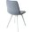 Стул DAIQUIRI BLUVEL-06 BLUE / белый каркас, велюр М-City 