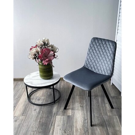 Стул DAIQUIRI BLUVEL-06 BLUE, велюр М-City 
