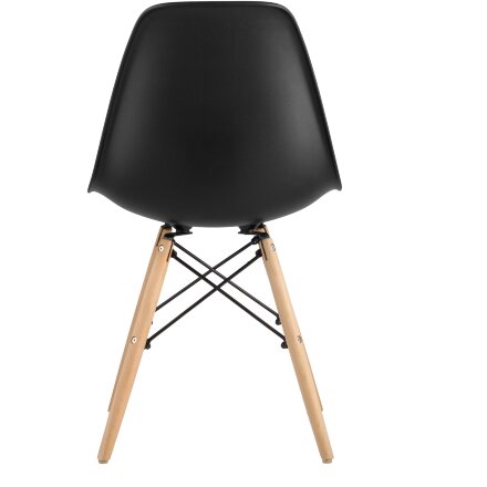 Стул Eames Style DSW черный (разборный каркас) 