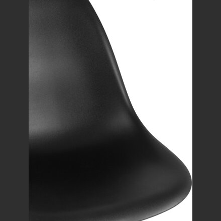 Стул Eames Style DSW черный (разборный каркас) 