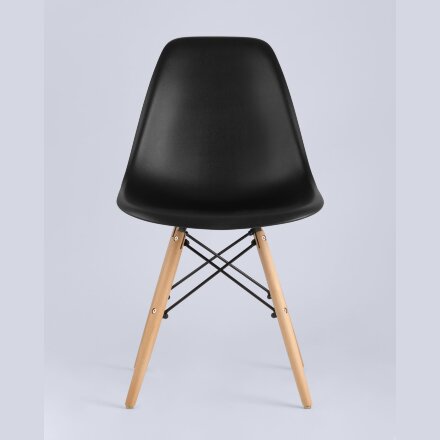 Стул Eames Style DSW черный (разборный каркас) 