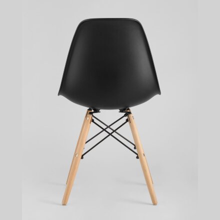 Стул Eames Style DSW черный (разборный каркас) 