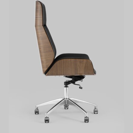 Кресло руководителя TopChairs Crown черное 