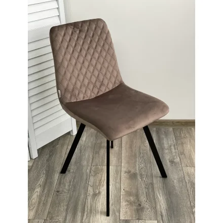 Стул DAIQUIRI BLUVEL-38 LATTE, велюр М-City 