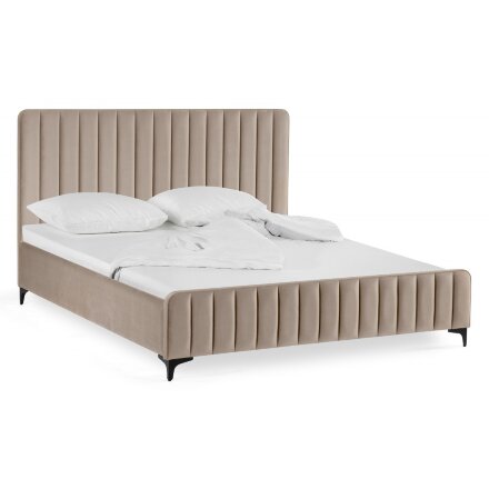 Кровать Амелия 160х200 без ПМ бежевая 