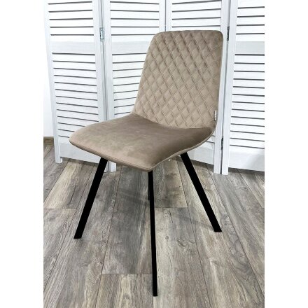 Стул DAIQUIRI BLUVEL-40 BEIGE, велюр М-City 