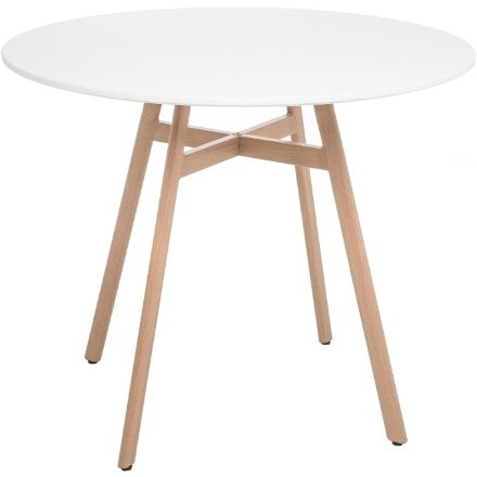 Обеденная группа Арги 90 light purple / white / wood 