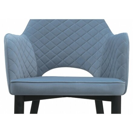 Стул на металлокаркасе Vener light blue 