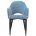 Стул на металлокаркасе Vener light blue 