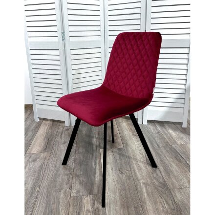 Стул DAIQUIRI BLUVEL-59 BERRY, велюр М-City 