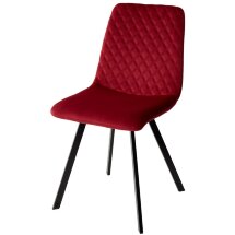 Стул DAIQUIRI BLUVEL-59 BERRY, велюр М-City
