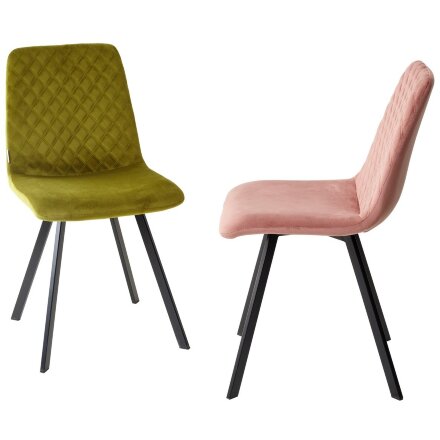 Стул DAIQUIRI BLUVEL-75 OLIVA, велюр М-City 