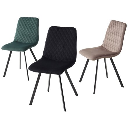 Стул DAIQUIRI BLUVEL-78 GREEN, велюр М-City 