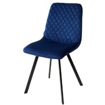 Стул DAIQUIRI BLUVEL-86 NAVY BLUE, велюр М-City