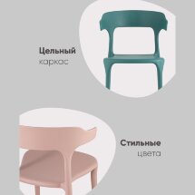 Стул Neo пластик темно-бирюзовый