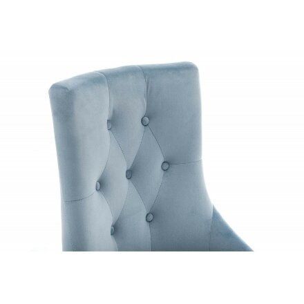 Стул деревянный Elegance white / blue 