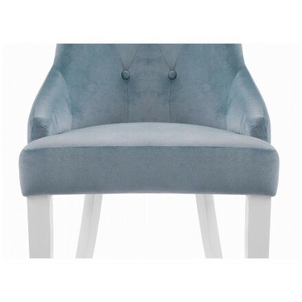 Стул деревянный Elegance white / blue 