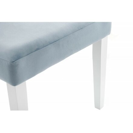 Стул деревянный Elegance white / blue 